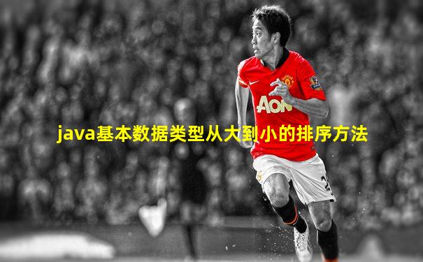 java基本数据类型从大到小的排序方法