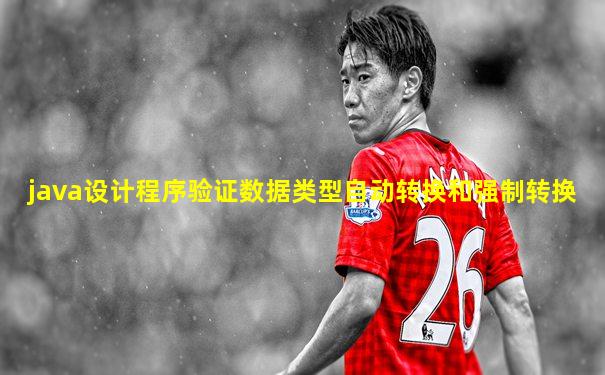 java设计程序验证数据类型自动转换和强制转换