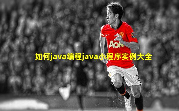 如何java编程java小程序实例大全
