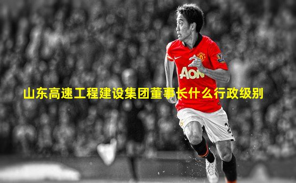 山东高速工程建设集团董事长什么行政级别