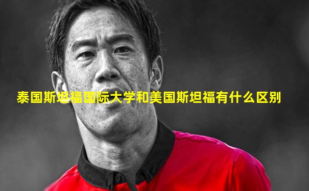 泰国斯坦福国际大学和美国斯坦福有什么区别