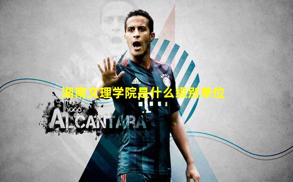 湖南文理学院是什么级别单位
