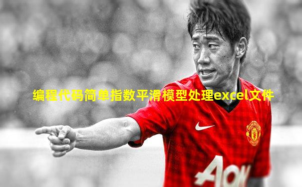 编程代码简单指数平滑模型处理excel文件