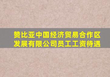 赞比亚中国经济贸易合作区发展有限公司员工工资待遇